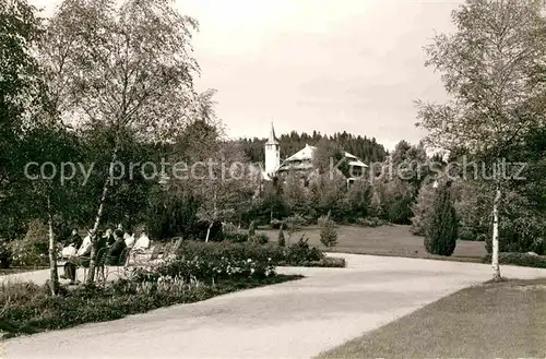 AK / Ansichtskarte Titisee Kurpark Kat. Titisee Neustadt