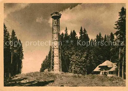 AK / Ansichtskarte Hochfirst Berg Aussichtsturm Kat. Lenzkirch