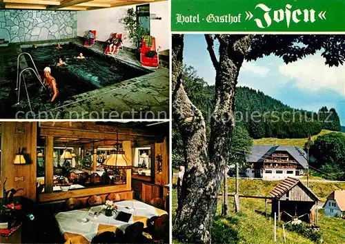 AK / Ansichtskarte Titisee Hotel Gasthof Josen Jostal Pool Kat. Titisee Neustadt