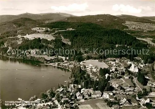 AK / Ansichtskarte Titisee Fliegeraufnahme Panorama Kat. Titisee Neustadt