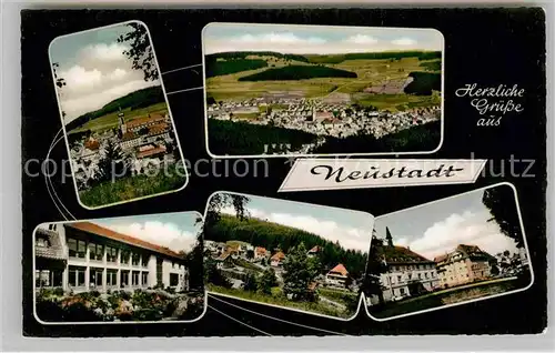 AK / Ansichtskarte Neustadt Schwarzwald Kirche Panorama