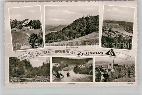 AK / Ansichtskarte Kuessaburg Jugendherberge Panorama Ruine Kuessaburg   Kat. Kuessaberg