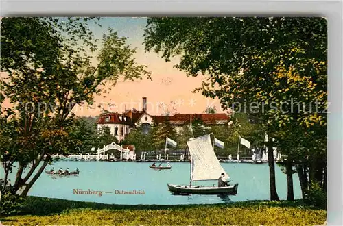 AK / Ansichtskarte Nuernberg Dutzendteich Kat. Nuernberg