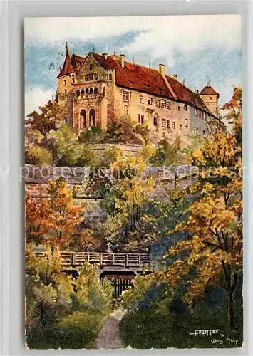 AK / Ansichtskarte Nuernberg Burg von Westen Kat. Nuernberg