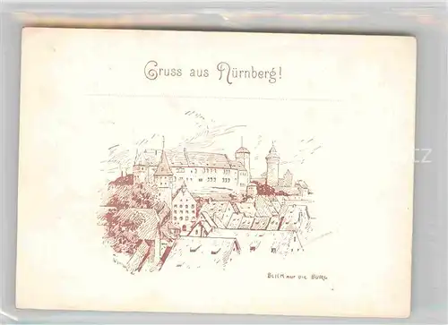 AK / Ansichtskarte Nuernberg Burg Kat. Nuernberg