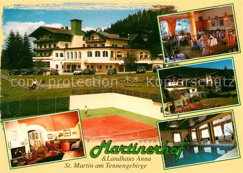 AK / Ansichtskarte St Martin Tennengebirge Hotel Martinerhof Landhaus Anna  Kat. St Martin Tennengebirge