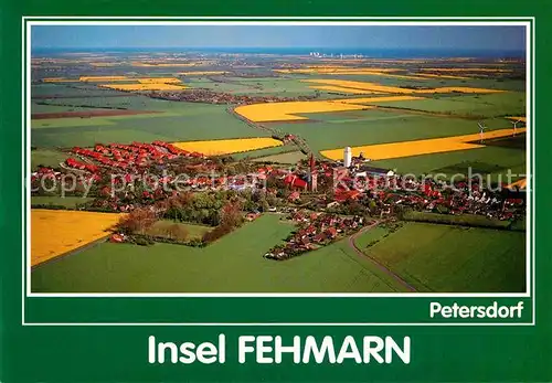 AK / Ansichtskarte Petersdorf Fehmarn Fliegeraufnahme