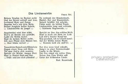 AK / Ansichtskarte Godesberg Bad Aennchen Haus und die Godesburg Gedicht Die Lindenwirtin Portrait Kat. Bonn