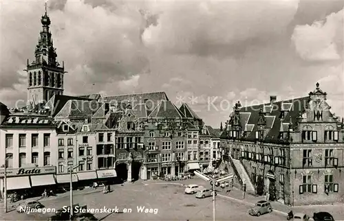 AK / Ansichtskarte Nijmegen St Stevenskerk en Waag Kat. Nimwegen Nijmegen