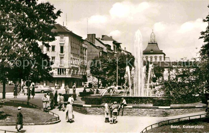 AK / Ansichtskarte Bonn Rhein Kaiserplatz Springbrunnen Kat. Bonn Nr