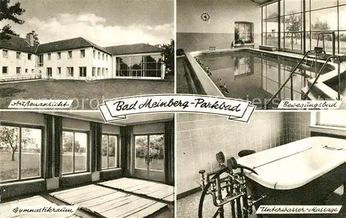 AK / Ansichtskarte Bad Meinberg Parkbad Gymnastikraum Bewegungsbad Unterwassermassage Kat. Horn Bad Meinberg