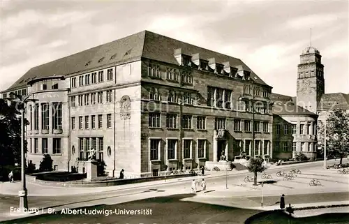 AK / Ansichtskarte Freiburg Breisgau Albert Ludwigs Universitaet Kat. Freiburg im Breisgau
