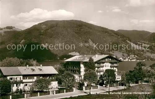 AK / Ansichtskarte Bad Wiessee Kurhotel Lederer Hanselbauer Kat. Bad Wiessee