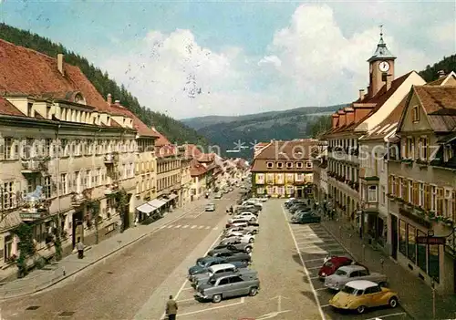 AK / Ansichtskarte Triberg Schwarzwald Marktplatz Kat. Triberg im Schwarzwald