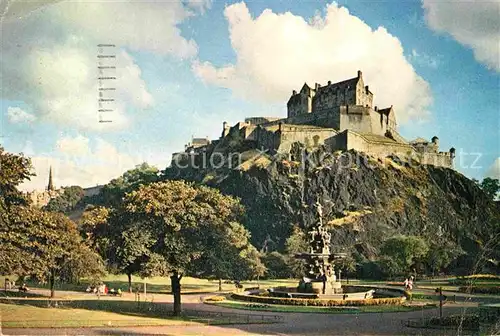 AK / Ansichtskarte Edinburgh Princes Street Edinburgh Castle Kat. Edinburgh