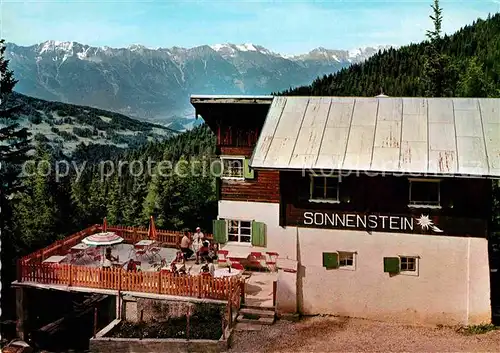 AK / Ansichtskarte Fulpmes Tirol Gasthaus Sonnenstein Terrasse Kat. Fulpmes