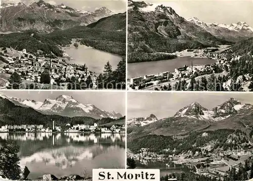 AK / Ansichtskarte St Moritz GR Teilansichten Kat. St Moritz
