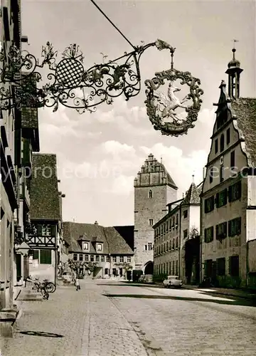 AK / Ansichtskarte Dinkelsbuehl Greifenschild 1000jaehrige Stadt Kat. Dinkelsbuehl