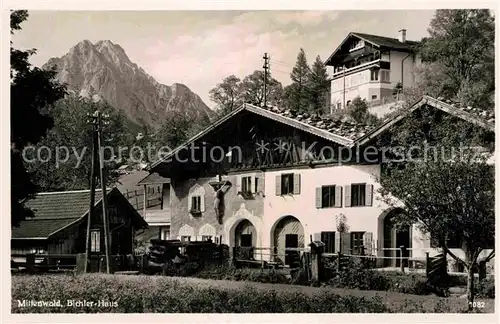 AK / Ansichtskarte Garmisch Partenkirchen Bichler Haus Kat. Garmisch Partenkirchen