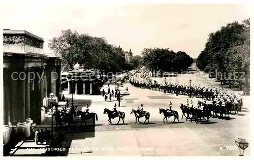 AK / Ansichtskarte London Hyde Park Household Cavalry Kat. City of London