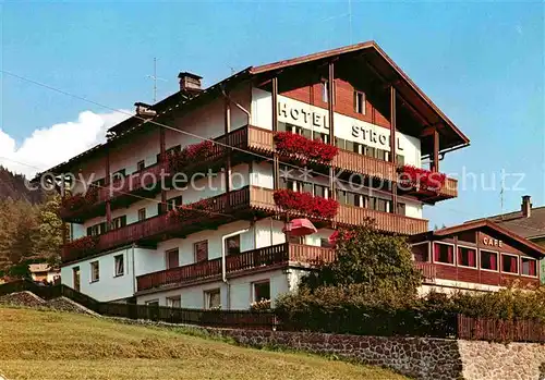 AK / Ansichtskarte Sexten Sesto Suedtirol Hotel Strobl Kat. Bozen