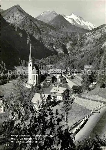 AK / Ansichtskarte Heiligenblut Kaernten mit Kirche und Grossglockner Kat. Heiligenblut