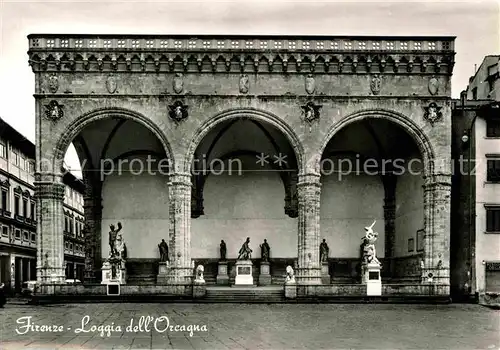 AK / Ansichtskarte Firenze Toscana Loggia dell Orcagna Kat. Firenze