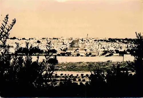 AK / Ansichtskarte Jerusalem Yerushalayim Vue du Mont des Oliviers Kat. Israel