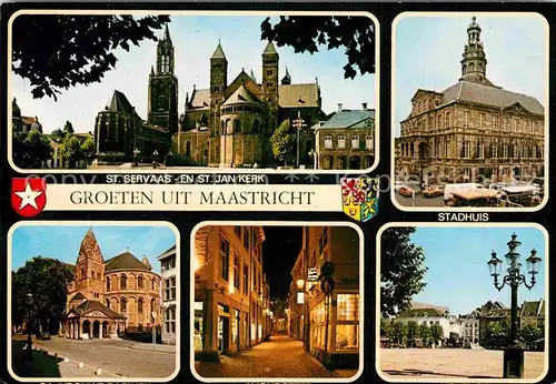 AK / Ansichtskarte Maastricht St Servaas en St Jan Kerk Stadhuis Details Kat. Maastricht