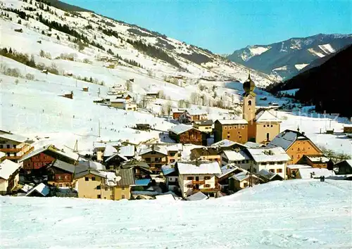 AK / Ansichtskarte Saalbach Hinterglemm Ortsansicht Kat. Saalbach Hinterglemm