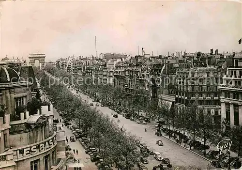 AK / Ansichtskarte Paris Avenue des Champs Elysees Arc de Triomphe de l Etoile Kat. Paris