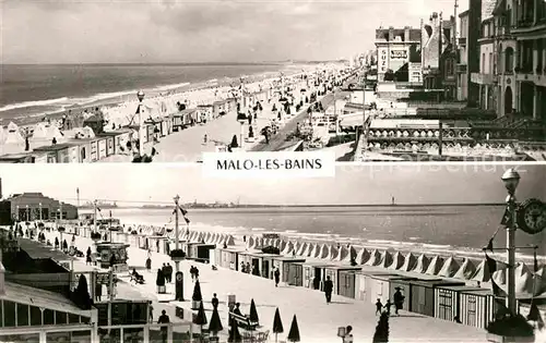 AK / Ansichtskarte Malo les Bains Strandpromenade Kat. Dunkerque