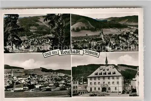 AK / Ansichtskarte Neustadt Schwarzwald Muenster Panorama