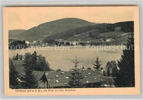 AK / Ansichtskarte Titisee Blick auf Hochfirst Panorama  Kat. Titisee Neustadt