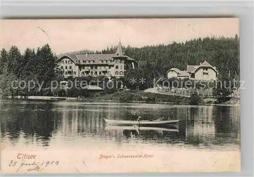 AK / Ansichtskarte Titisee Jaegers Schwarzwald Hotel Kat. Titisee Neustadt