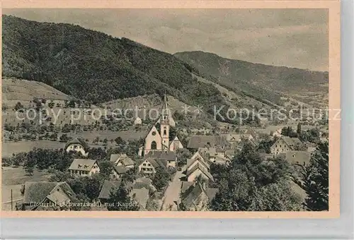 AK / Ansichtskarte Glottertal Panorama Kandel Kat. Glottertal Schwarzwald