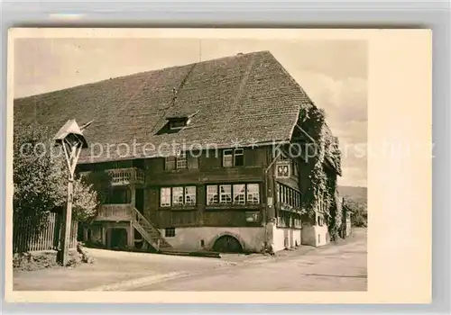 AK / Ansichtskarte Unterglottertal Gasthaus Engel Kat. Glottertal