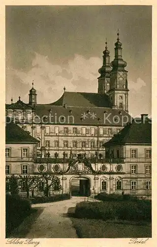 AK / Ansichtskarte Banz Bad Staffelstein Schloss Portal