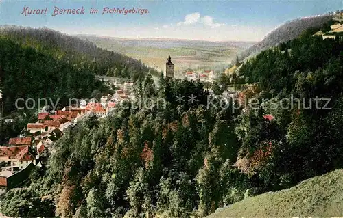 AK / Ansichtskarte Berneck Fichtelgebirge Burg Panorama Kat. Bad Berneck