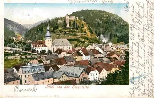 AK / Ansichtskarte Berneck Fichtelgebirge Panorama Burg Kirche  Kat. Bad Berneck