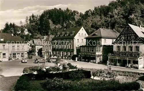 AK / Ansichtskarte Berneck Fichtelgebirge Marktplatz Kat. Bad Berneck