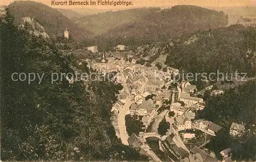 AK / Ansichtskarte Berneck Fichtelgebirge Fliegeraufnahme Kat. Bad Berneck