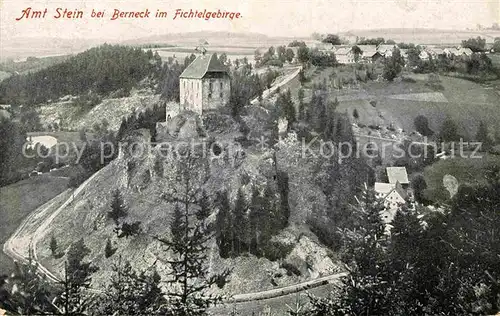 AK / Ansichtskarte Berneck Fichtelgebirge Amt Stein Burg Panorama Kat. Bad Berneck