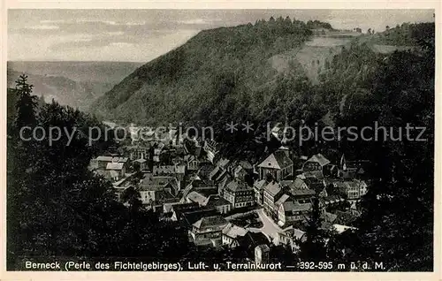 AK / Ansichtskarte Berneck Fichtelgebirge Panorama Kirche Kat. Bad Berneck