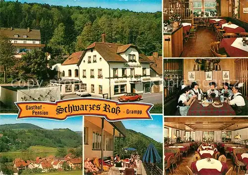 AK / Ansichtskarte Goldmuehl Fichtelgebirge Gasthof Pension Schwarzes Ross Grampp Kat. Bad Berneck i.Fichtelgeb.