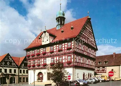 AK / Ansichtskarte Staffelstein Historisches Rathaus Kat. Bad Staffelstein