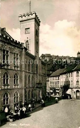 AK / Ansichtskarte Greiz Thueringen Rathaus Kat. Greiz