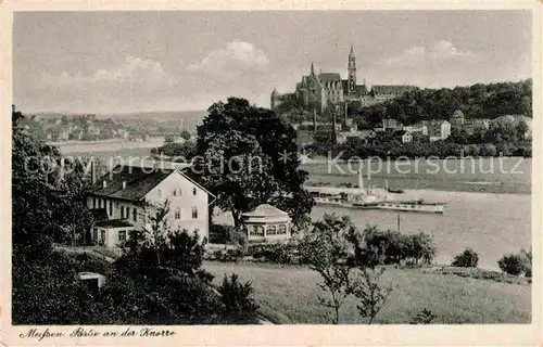 AK / Ansichtskarte Meissen Elbe Sachsen Partie an der Knotte Kat. Meissen