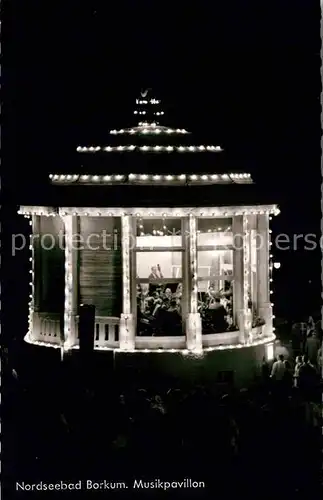 AK / Ansichtskarte Borkum Nordseebad Musikpavillon Kat. Borkum