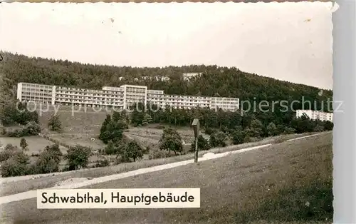 AK / Ansichtskarte Schwabthal Sanatorium Hauptgebaeude Kat. Bad Staffelstein